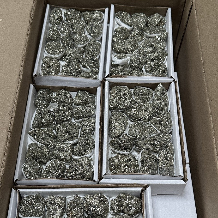 Pyrite Cluster Box - (Q1/A) 1KG Pyrite Cluster Box - (Q1/A) 1KG